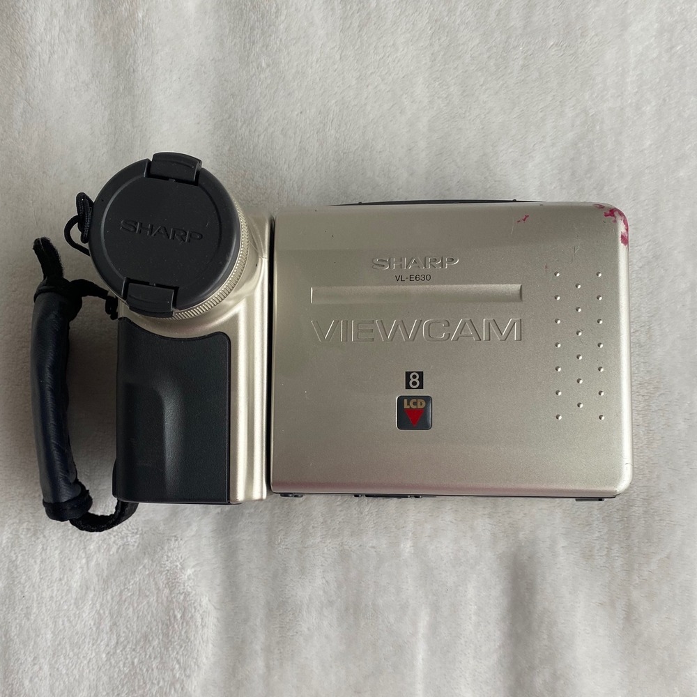 Vintage Sharp Viewcam VL-E630U Camcorder Video Camera Battery Manual Untested